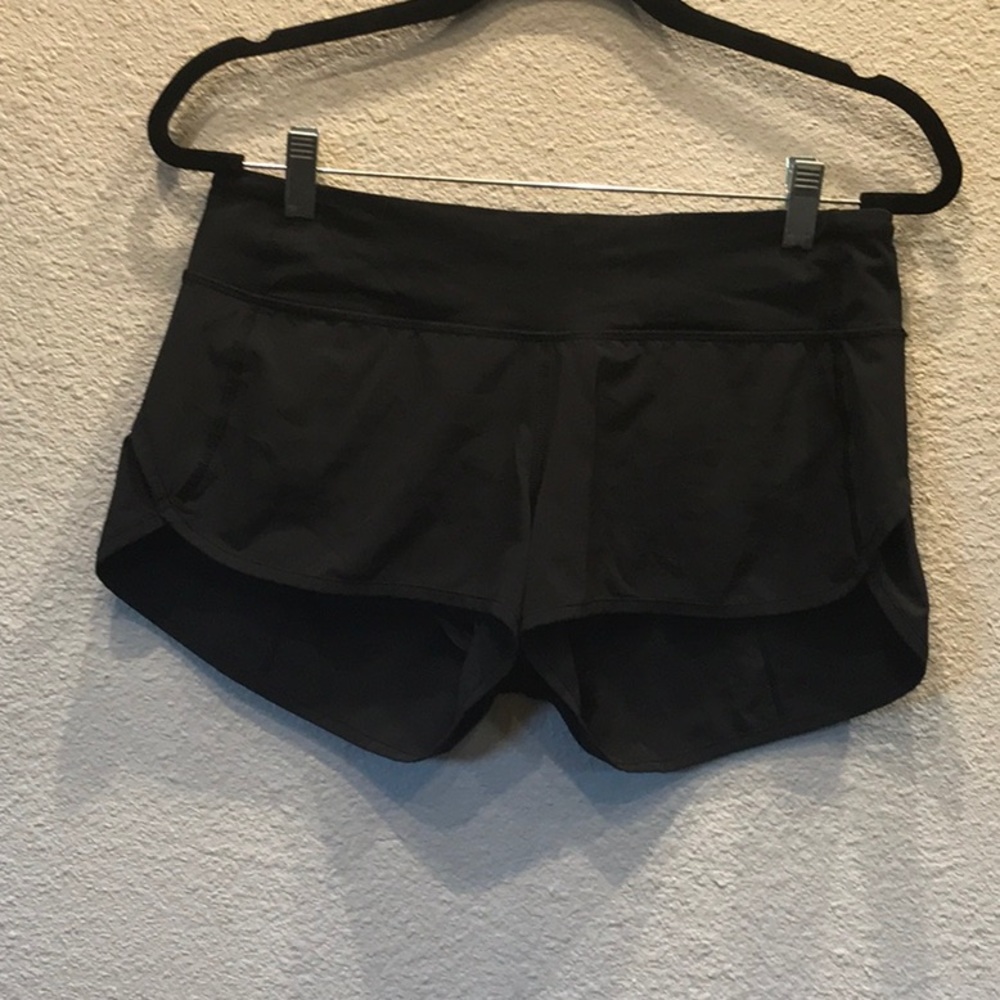 Lululemon Black Speed Shorts 6